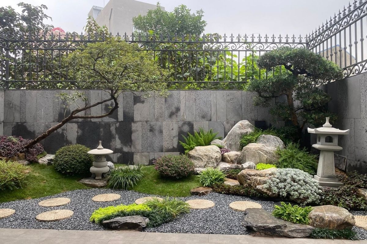 Sân vườn nhỏ cho nhà phố