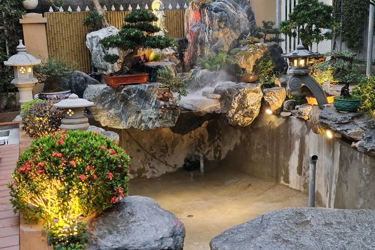 Thiết kế hồ cá koi tại vinh phúc