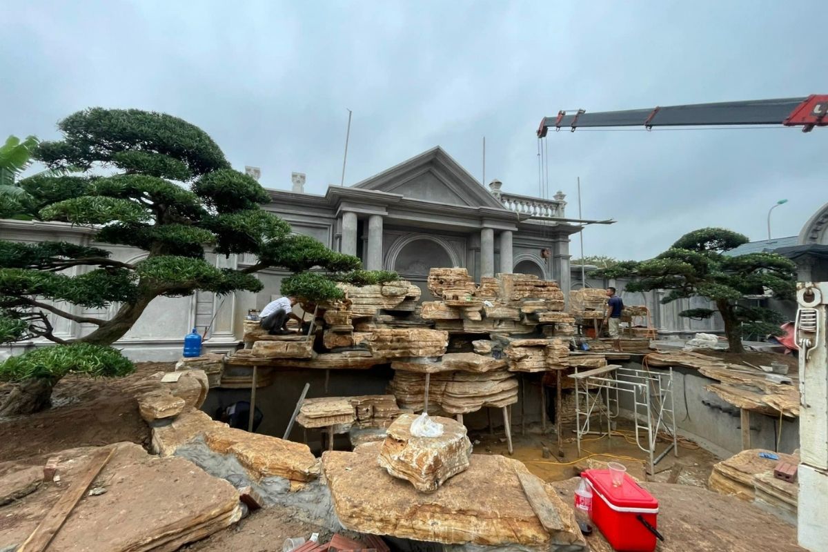 Sdecor thi công sân vườn biệt thự tại nghệ an