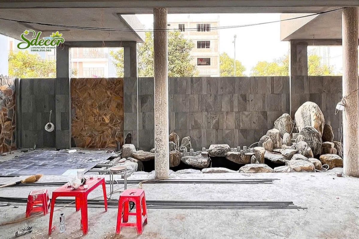 Sdecor thi công hồ cá koi tại hà nội