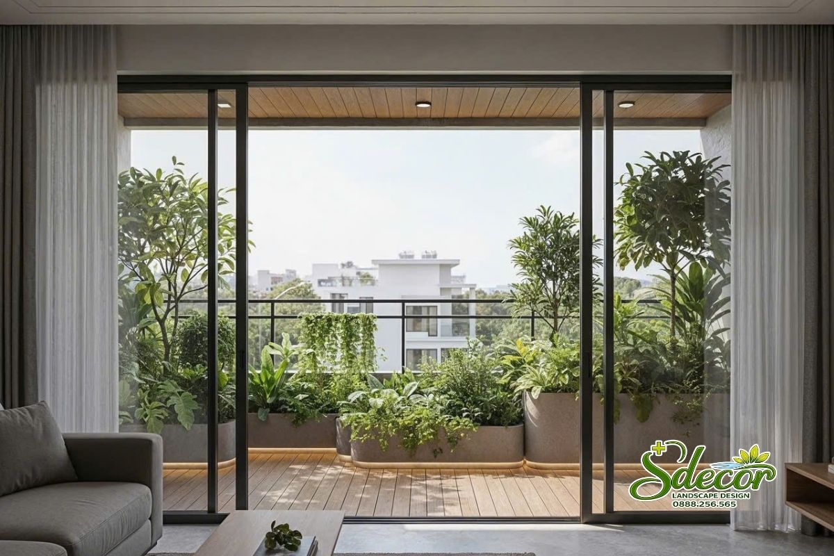 Thiết kế bancong nhà phố