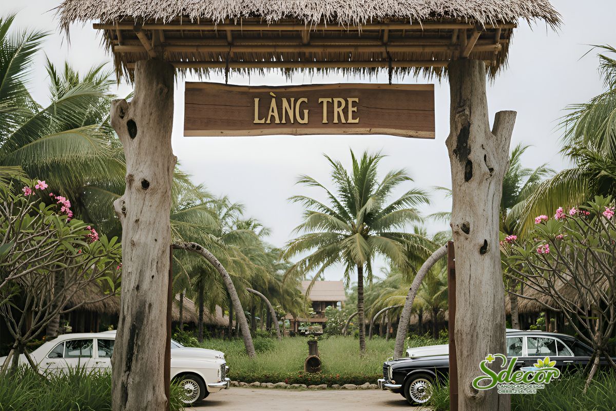 dự án thiết kế cảnh quan homestay hòa bình phong cách truyền thống