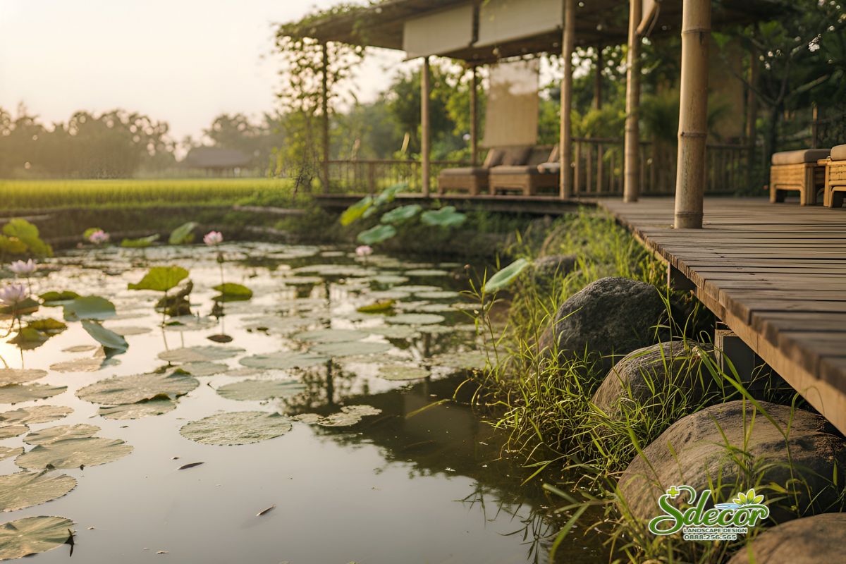Thiết kế hồ cảnh quan nghỉ dưỡng