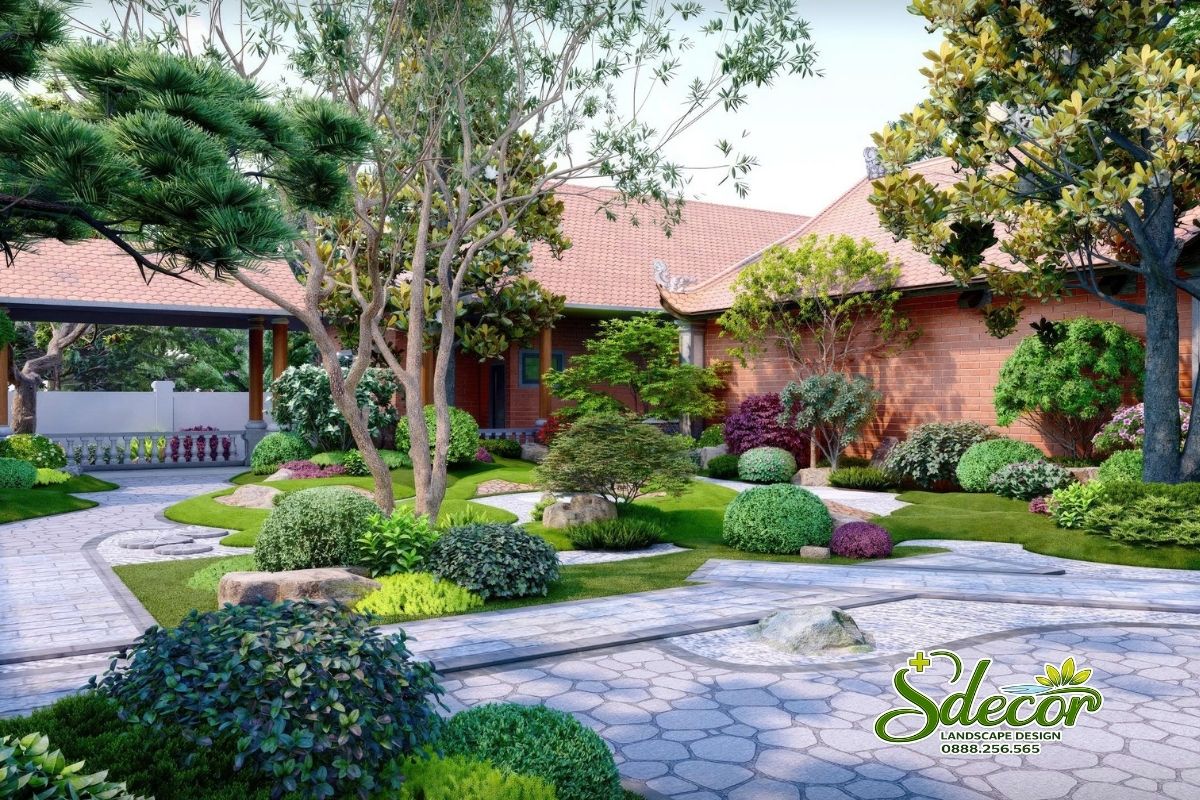Thiết kế sân vườn Sdecor