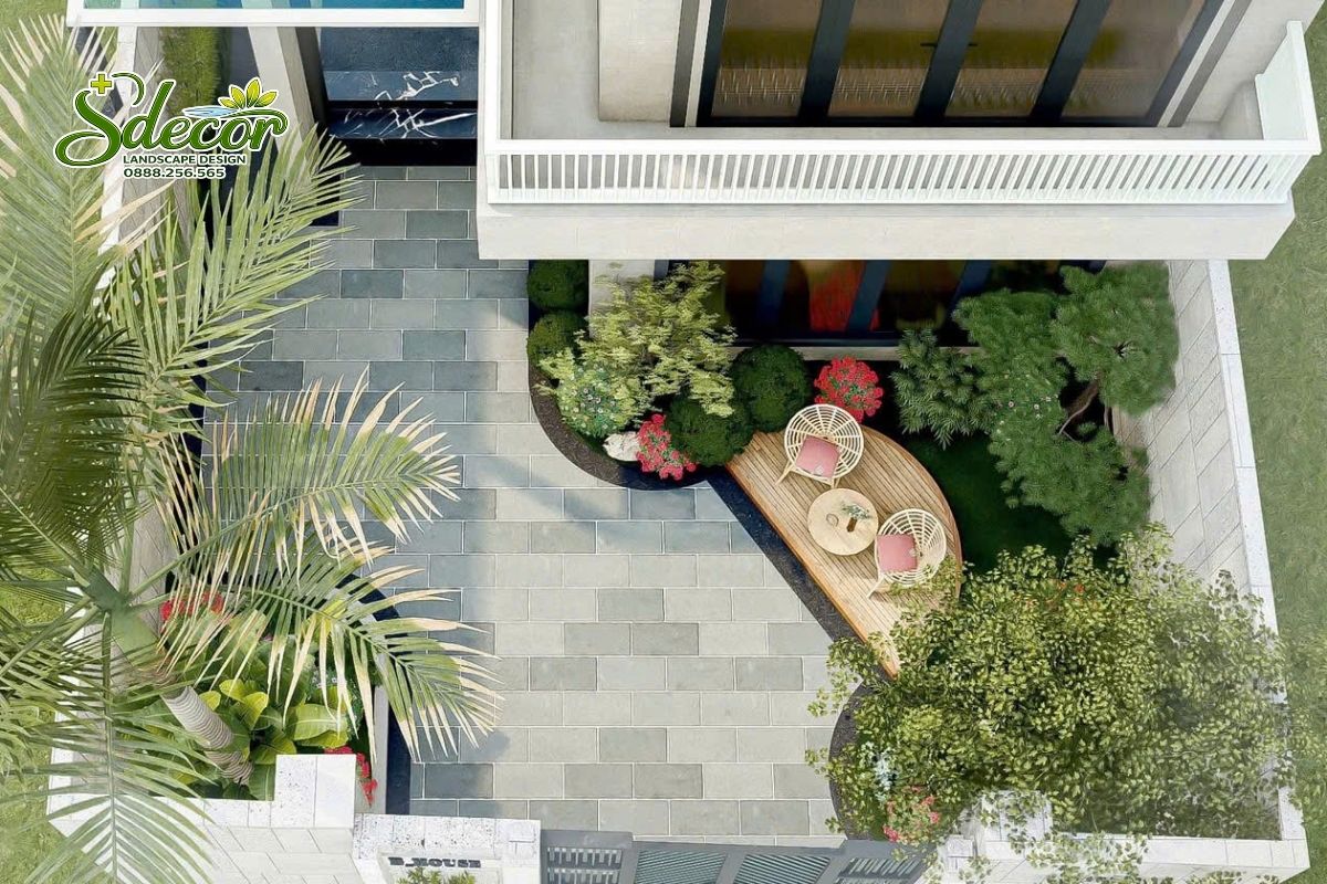 Thiết kế sân vườn hiện đại