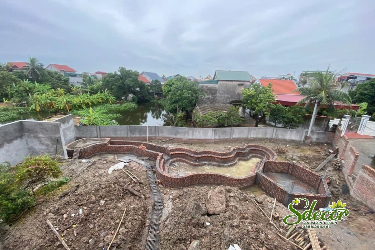 Thi công Sân vườn biêt thự