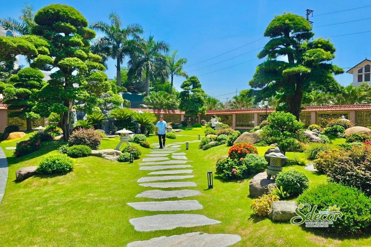 Thiết kế san vườn biệt thự 