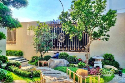 Thiết kế sân vườn trước nhà đẹp