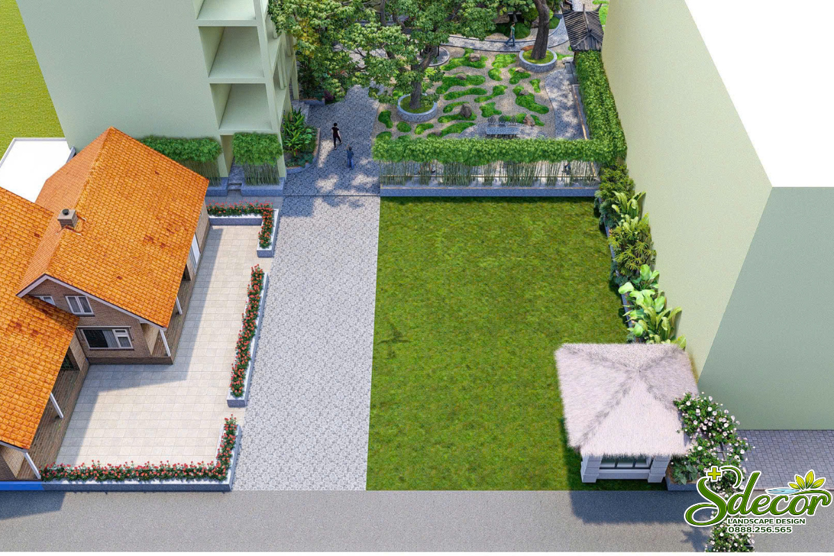 Sân vườn nhiệt đới