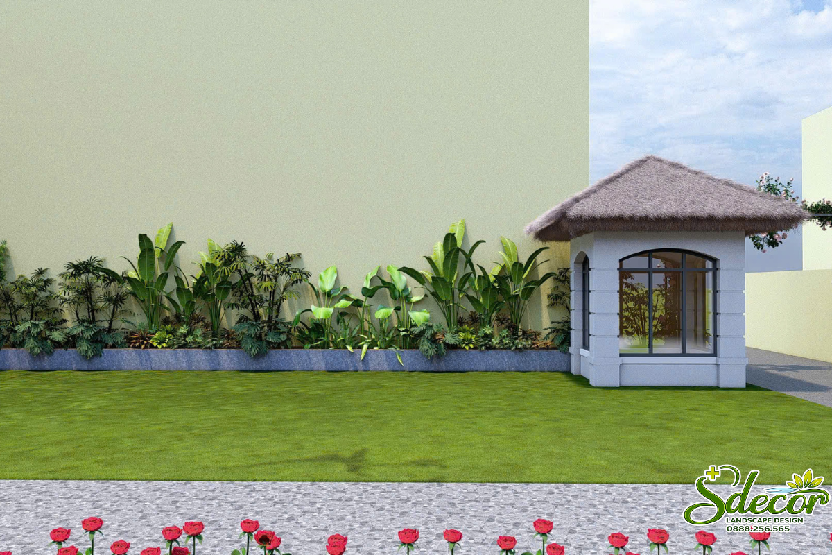 thiết kế vườn nhiệt đới 